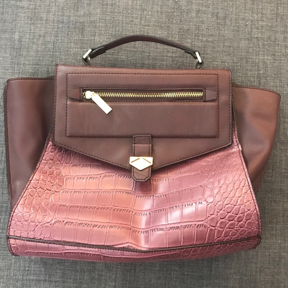 Danielle Nicole Handbags - Danielle Nicole wine combo Blair Satchel NWT